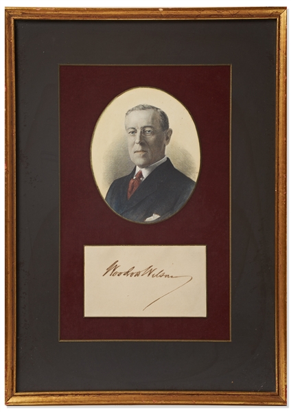 Woodrow Wilson Signature