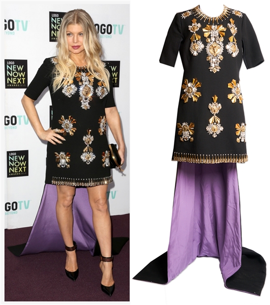 Designer Dress by Fausto Puglisi Worn by Fergie at the NewHotNext Awards Show in 2013
