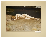 Andrew Wyeth Signed Limited Edition Collotype of ''Black Water''