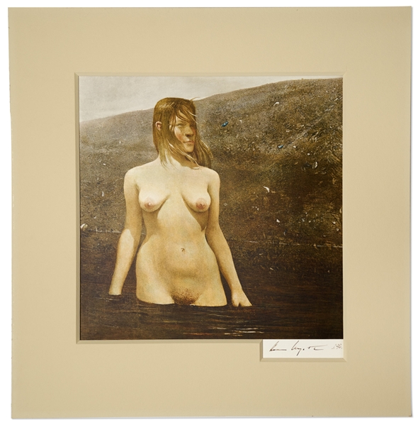 Andrew Wyeth Signed Limited Edition Collotype of ''Seabed''