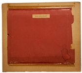 Walt Disney Signed Mat Showcasing ''Snow White and the Seven Dwarfs'' Dye Transfer Print