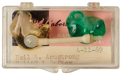 Incredible Collection of 40+ Astronaut Earmolds Made for Radio Communications Within the Spacecraft -- Includes Ear Pieces for Gemini & Apollo Astronauts -- Also Includes Autographs of Apollo 1 Crew