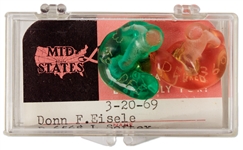 Incredible Collection of 40+ Astronaut Earmolds Made for Radio Communications Within the Spacecraft -- Includes Ear Pieces for Gemini & Apollo Astronauts -- Also Includes Autographs of Apollo 1 Crew