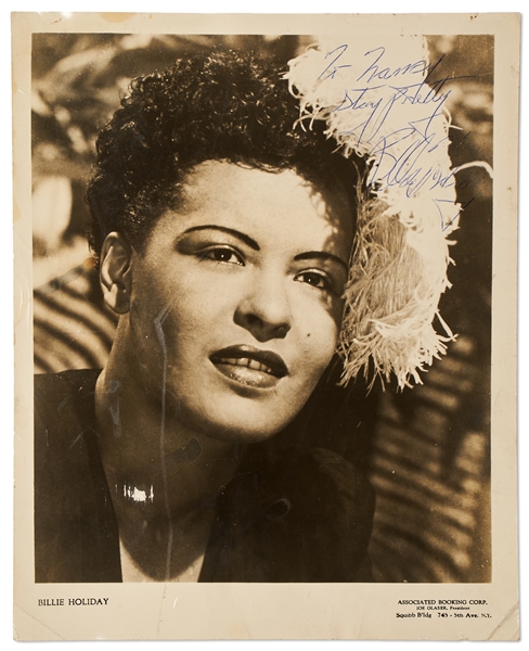 Billie Holiday 8'' x 10'' Signed Photo