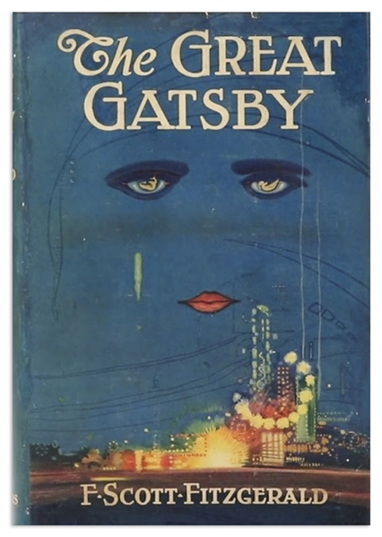 Exceedingly Rare First Printing Dust Jacket of ''The Great Gatsby'' -- Scarce Jacket Houses First Printing of the Classic Novel