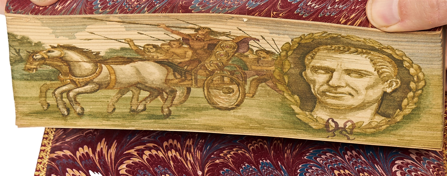 Fore-Edge Paintings Within a 3 Volume Set of ''The Constitutional History of England'' From 1867