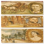 Fore-Edge Paintings Within a 3 Volume Set of The Constitutional History of England From 1867