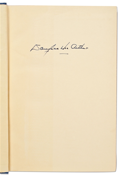 Douglas MacArthur Signed Copy of His Biography ''MacArthur His Rendezvous with History''