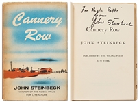 John Steinbeck Signed Copy of Cannery Row