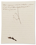 Napoleon Bonaparte Letter Signed, With an Exceptionally Large Signature