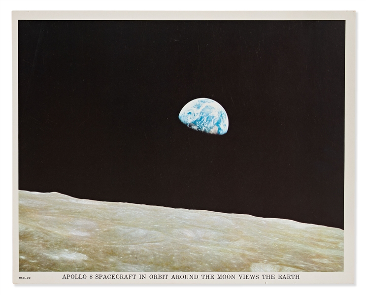 James Lovell and William Anders Signed Apollo 8 Photo
