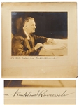 Franklin D. Roosevelt Photo Signed as President -- Measuring Nearly 12 Square