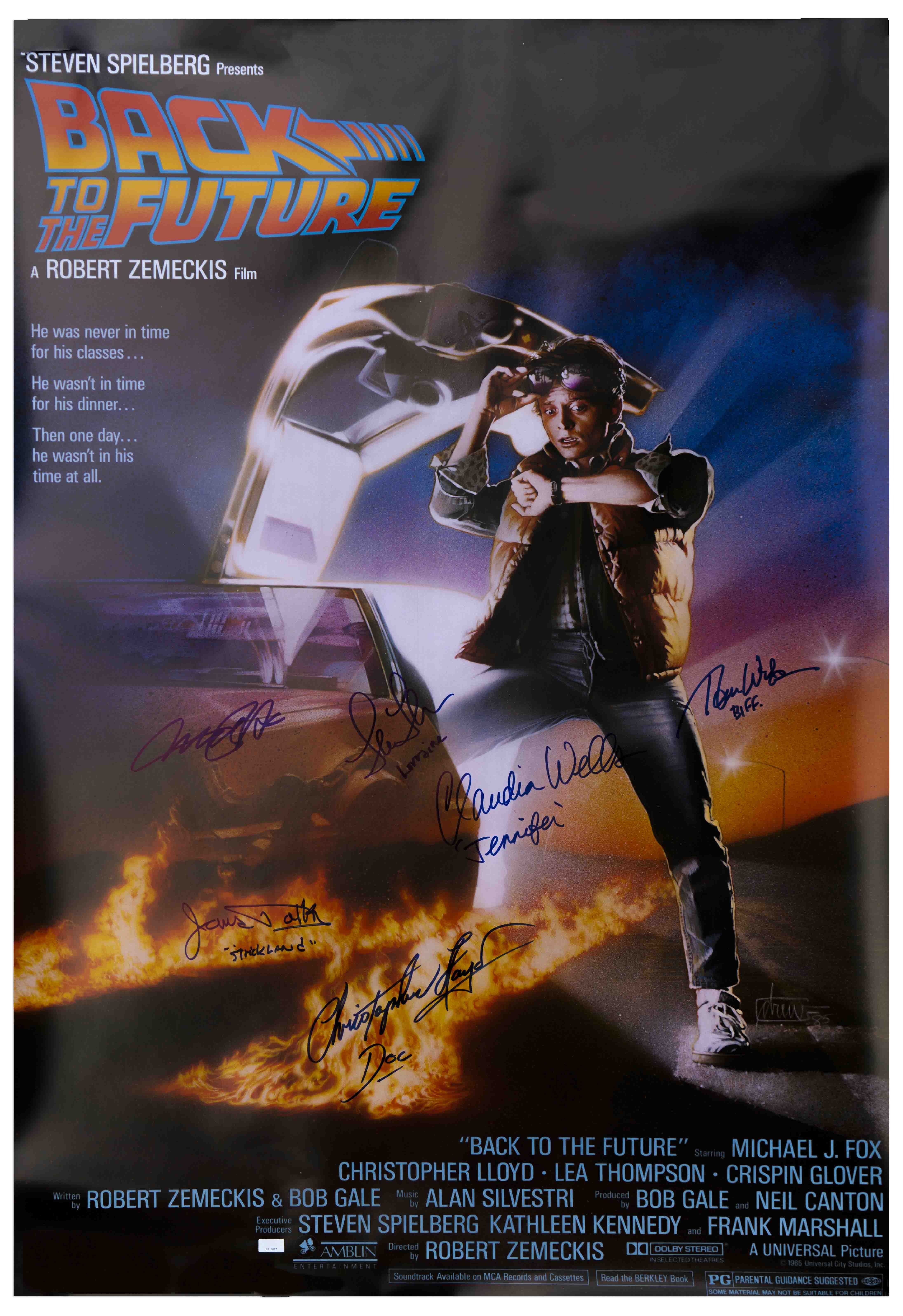 Lot Detail - ''Back to the Future'' Cast-Signed Poster