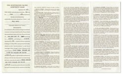 Mary Astor Twice-Signed Lease Agreement