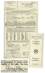 Mary Astor Signed Deed of Trust for Her Malibu Property