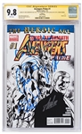 Avengers Prime Cast-Signed Comic #1, Graded 9.8 -- Signed by Stan Lee and 9 Cast Members Including Robert Downey, Jr.