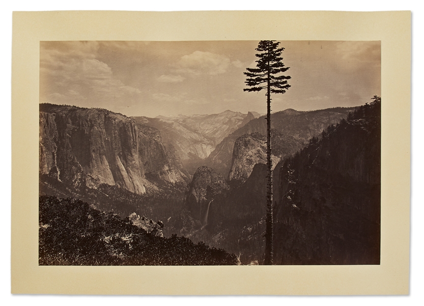 Exquisite Collection of 63 Large Photographs From ''Yosemite Valley'' by Carleton Watkins -- From 1863, the First Photographs to Capture the Grandeur of Yosemite