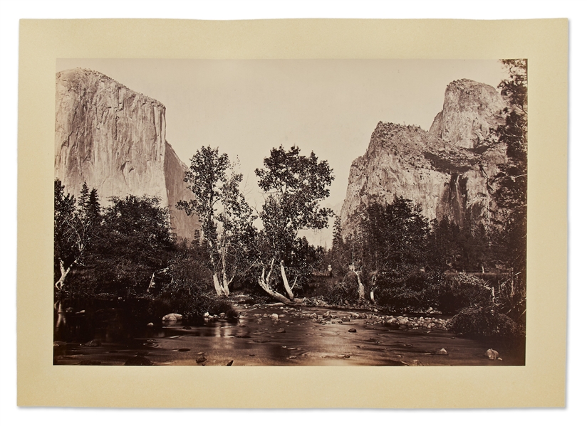 Exquisite Collection of 63 Large Photographs From ''Yosemite Valley'' by Carleton Watkins -- From 1863, the First Photographs to Capture the Grandeur of Yosemite