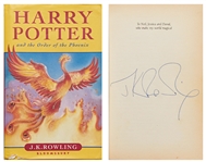 J.K. Rowling Signed First Edition of Harry Potter and the Order of the Phoenix -- With PSA/DNA COA