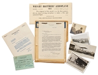 Incredible Aviation Collection Owned by Grover Loening -- Includes Letter Signed by Orville Wright on the Smithsonian Controversy, Plus Letter Signed by JFK, Loenings Pilot License & Photos, Patents