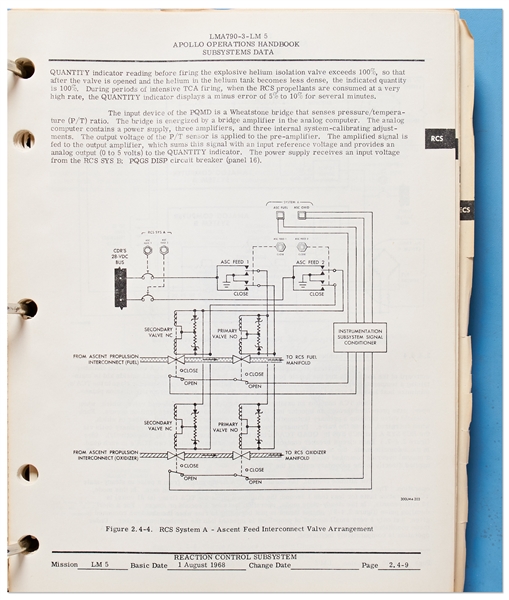 Apollo 11 Operations Handbook for the Lunar Module Eagle -- The First Report Dated 1 August 1968 With No Subsequent Change Dates Listed