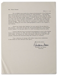 Wernher von Braun Letter Signed from 1964 Describing the Launching of Explorer 1 -- ''...the birth of the Space Age...'' -- With PSA/DNA COA