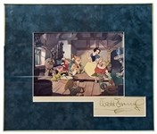 Walt Disney Signed Dye Transfer Print from ''Snow White and the Seven Dwarfs''