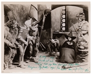 Margaret Hamilton Handwritten 10 x 8 Photo from The Wizard of Oz -- Im all wet and melting!