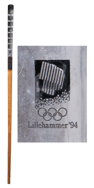 Scarce Lillehammer Olympic Torch Used in the Relay for the 1994 Games