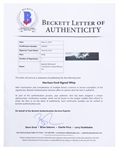 Harrison Ford Signed Whip, His Iconic Weapon in the ''Indiana Jones'' Film Franchise -- With Beckett COA
