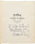Walt Disney Signed Illustrated Copy of ''Vanishing Prairie'' from the ''True-Life Adventures'' Nature Documentary Series