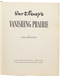Walt Disney Signed Illustrated Copy of ''Vanishing Prairie'' from the ''True-Life Adventures'' Nature Documentary Series
