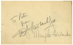 Charlie Chaplin Autograph & Self-Portrait Sketch of Himself as The Tramp -- With PSA/DNA COA
