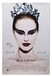 Natalie Portman Signed Black Swan Poster -- Portman Won the Best Actress Academy Award for Her Performance