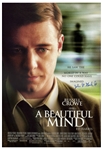 John Nash Signed Movie Poster for ''A Beautiful Mind'', the Biopic of the Nobel Prize Winner's Life