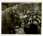 Rare 10 x 8 Photo Signed by Both James Stewart and Donna Reed From Its a Wonderful Life -- I have wonderful memories of Its a Wonderful Life! -- With PSA/DNA COA