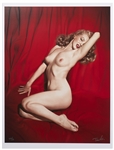 Tom Kelley Limited Edition Giclee Photograph of Marilyn Monroe -- Pose #1 Photo Measures 17 x 22