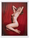 Tom Kelley Limited Edition Giclee Photograph of Marilyn Monroe -- Pose #10 Photo Measures 17 x 22