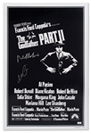 Robert DeNiro and Al Pacino Signed The Godfather II Movie Poster