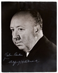 Large 11 x 14 Photo Signed by Alfred Hitchcock -- With PSA/DNA COA
