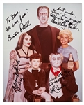 Scarce The Munsters Cast-Signed 8 x 10 Photo Including Beverley Owens Signature -- With PSA/DNA COA