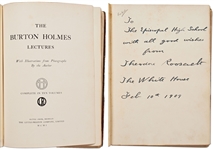 As President, Theodore Roosevelt Signed First Edition of the Famous 20th Century Travelogue, The Burton Holmes Lectures
