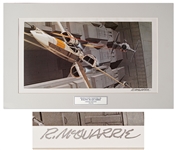 Ralph McQuarrie Signed Limited Edition Lithograph of Star Wars Artwork from 1977
