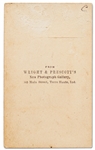 1863 Civil War Diary & CDV of a 31st Indiana Infantryman -- ''...the mangled and torn corpse of friend & foe...with lofty patriotism...on the former & hate and revenge on the latter...''