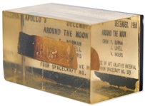 Apollo 8 Heat Shield Segment from the Command Module
