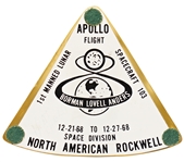 Apollo 8 Heat Shield Segment from the Command Module