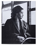 Rosa Parks Signed 8 x 10 Photo -- With JSA COA
