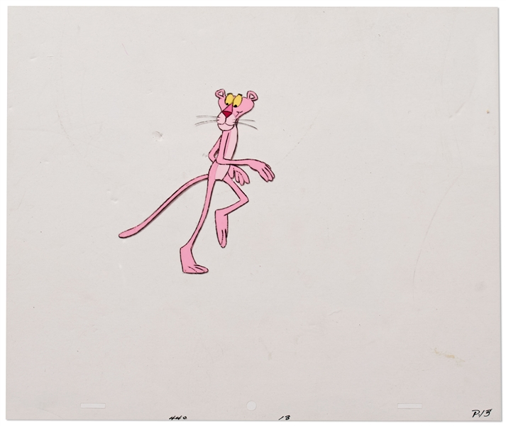 Lot of 16 Animation Cels of ''The Cat in the Hat'', ''Pink Panther'' and ''The Lorax''