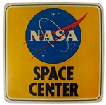 Apollo Era NASA SPACE CENTER Street Sign -- Measures 24 Square
