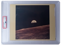 Type I Earthrise Photo Taken During the Apollo 10 Mission -- PSA Encapsulated
